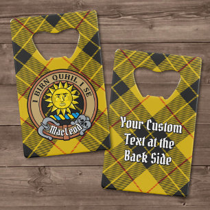 Clan MacLeod of Lewis Crest over Tartan