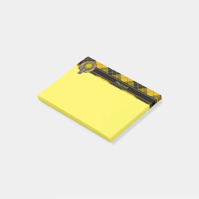 Clan MacLeod of Lewis Crest Post-it Notes (Angled)