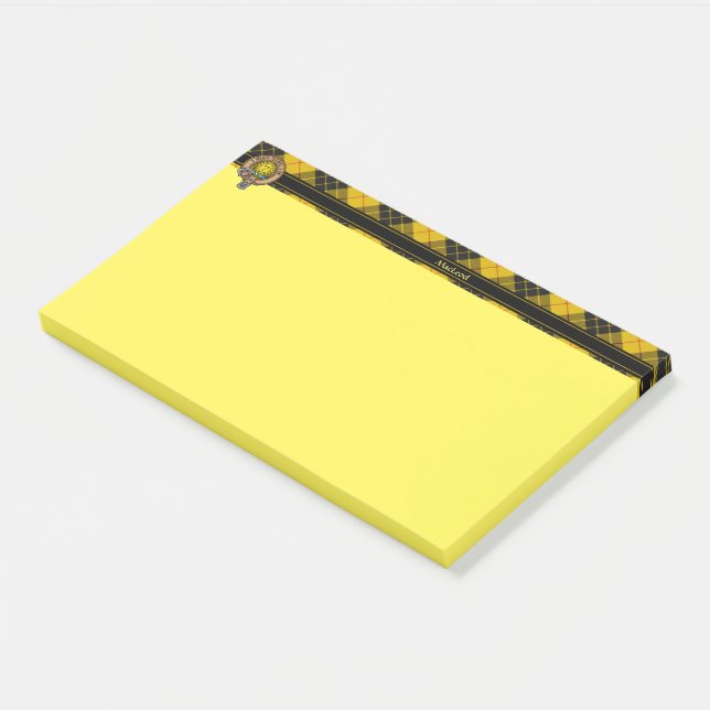 Clan MacLeod of Lewis Crest Post-it Notes (Angled)