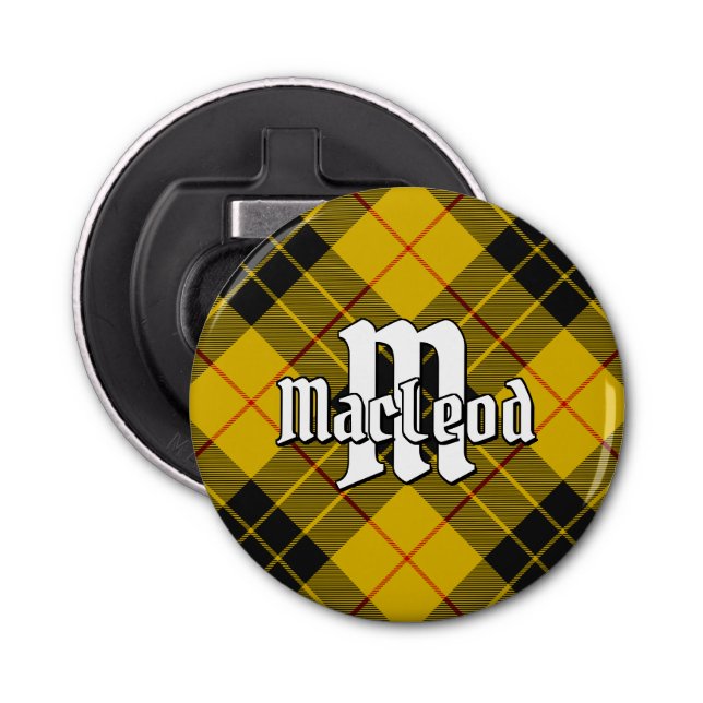Clan Macleod of Lewis Tartan Bottle Opener (Front)