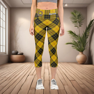 Clan Macleod of Lewis Tartan Capri Leggings