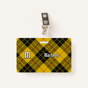 Clan Macleod of Lewis Tartan ID Badge