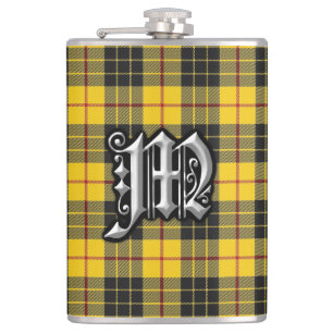 Clan MacLeod of Lewis Tartan Old Scotland Flask