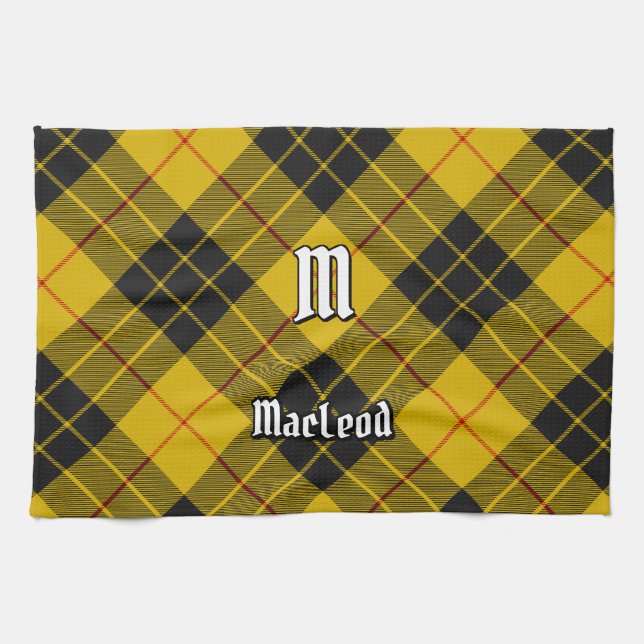 Clan Macleod of Lewis Tartan Tea Towel (Horizontal)
