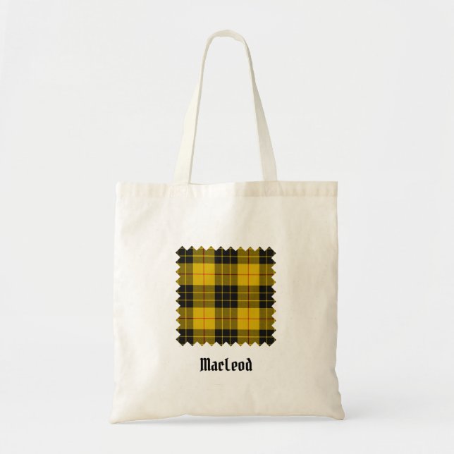 Clan Macleod of Lewis Tartan Tote Bag (Front)
