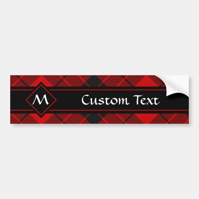 Clan Macleod of Raasay Tartan Bumper Sticker (Front)
