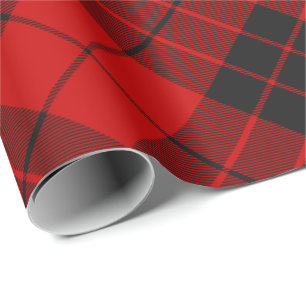 Clan Macleod of Raasay Tartan Rotated Wrapping Paper