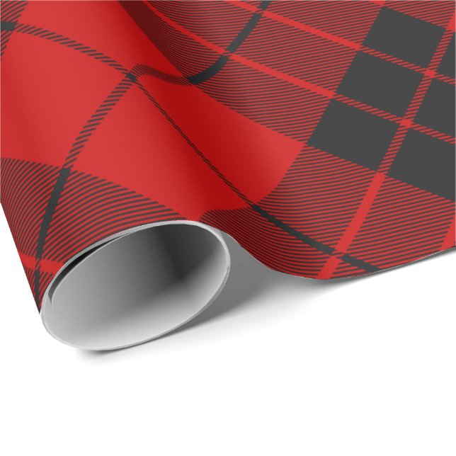 Clan Macleod of Raasay Tartan Rotated Wrapping Paper (Roll Corner)