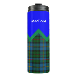 Clan MacLeod Plaid Custom Thermal Tumbler