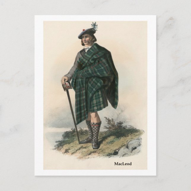 Clan MacLeod Postcard (Front)