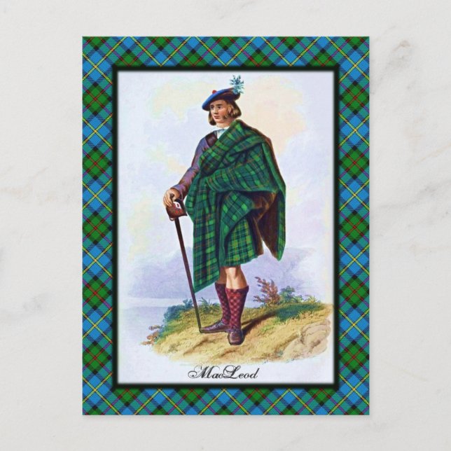Clan MacLeod Scottish Dreams Postcard (Front)
