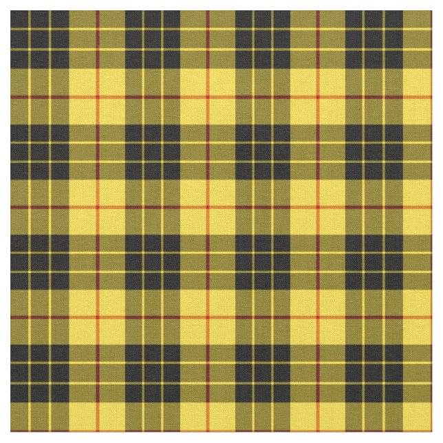Clan MacLeod Tartan Fabric (Close Up)