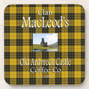 Clan MacLeod's Old Ardvreck Castle Coffee Co. Coaster