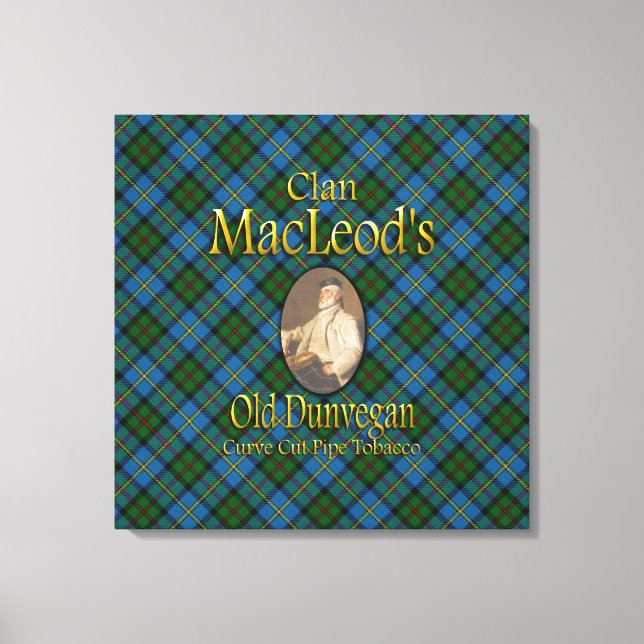 Clan MacLeod's Old Dunvegan Pipe Tobacco Canvas Print (Front)