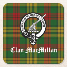 Clan MacMillan Crest Badge and Tartan