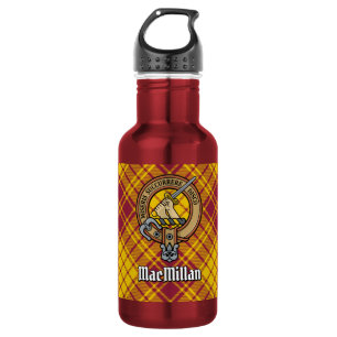 Clan MacMillan Crest over Dress Tartan 532 Ml Water Bottle