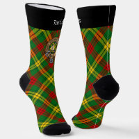Clan MacMillan Crest over Tartan