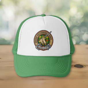 Clan MacMillan Crest over Tartan Trucker Hat