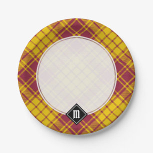 Clan MacMillan Dress Tartan Paper Plate