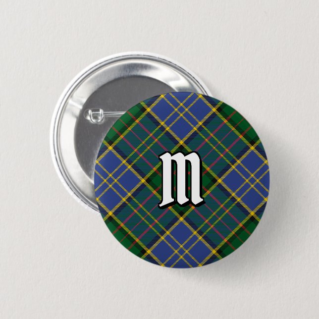 Clan MacMillan Hunting Tartan 6 Cm Round Badge (Front & Back)