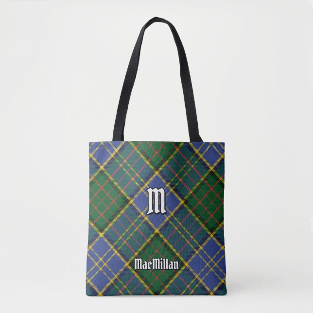 Clan MacMillan Hunting Tartan Tote Bag (Front)
