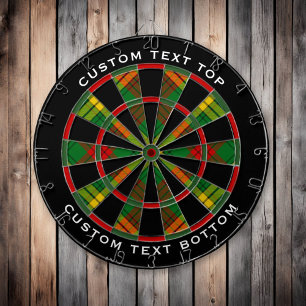 Clan MacMillan Tartan Dartboard