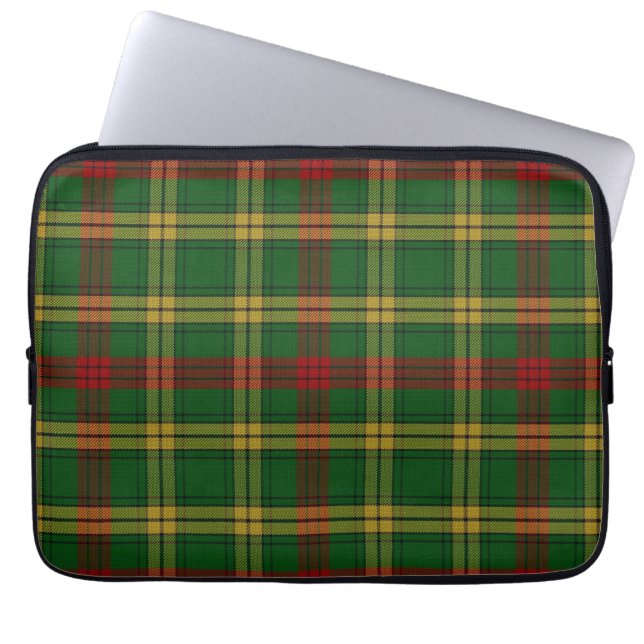 Clan MacMillan Tartan Plaid Laptop Cover (Front)