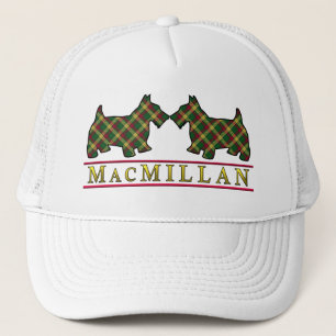 Clan MacMillan Tartan Scottie Dogs Trucker Hat