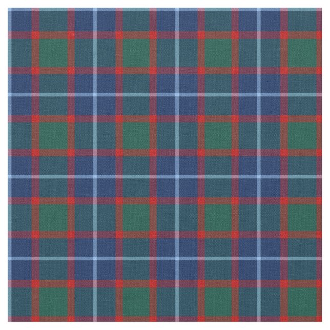 Clan MacNab Tartan Fabric (Close Up)