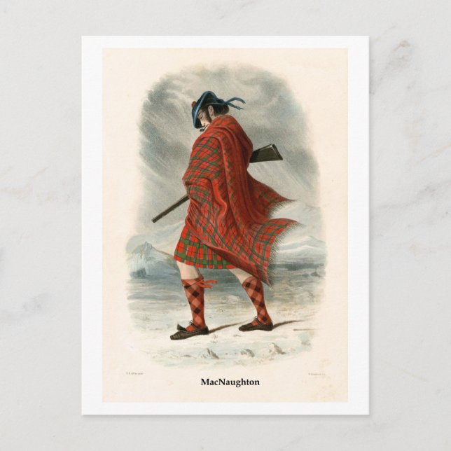 Clan MacNaughton Postcard (Front)
