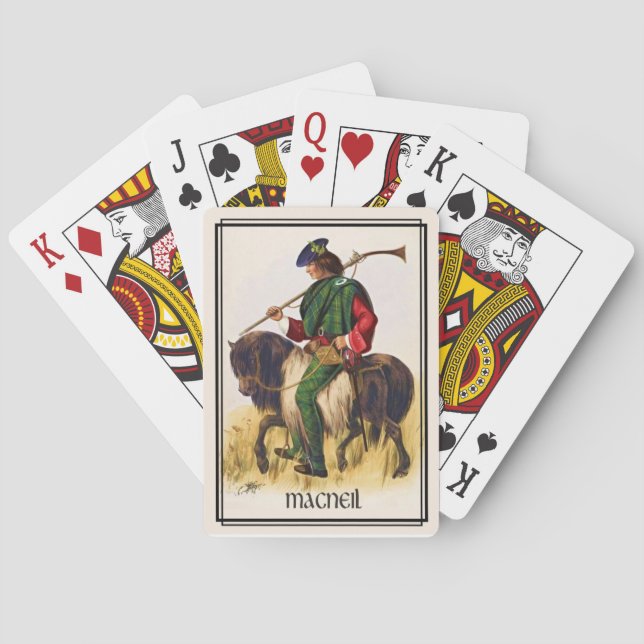 Clan MacNeil Classic Scotland Bicycle Deck Playing Cards (Back)