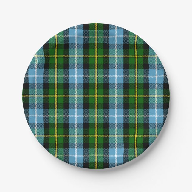 Clan MacNeil Tartan Paper Plate (Front)