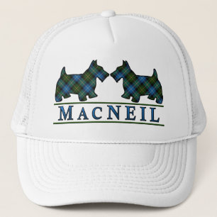Clan MacNeil Tartan Scottie Dogs Trucker Hat
