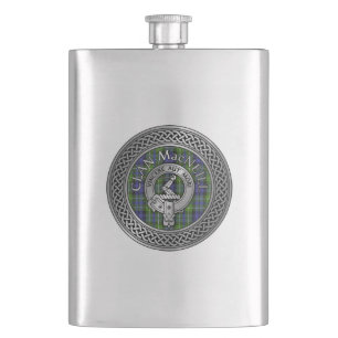 Clan MacNeill of Gigha Crest & Tartan Flask