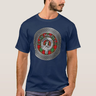 Clan MacPhail Crest & Tartan Knot T-Shirt