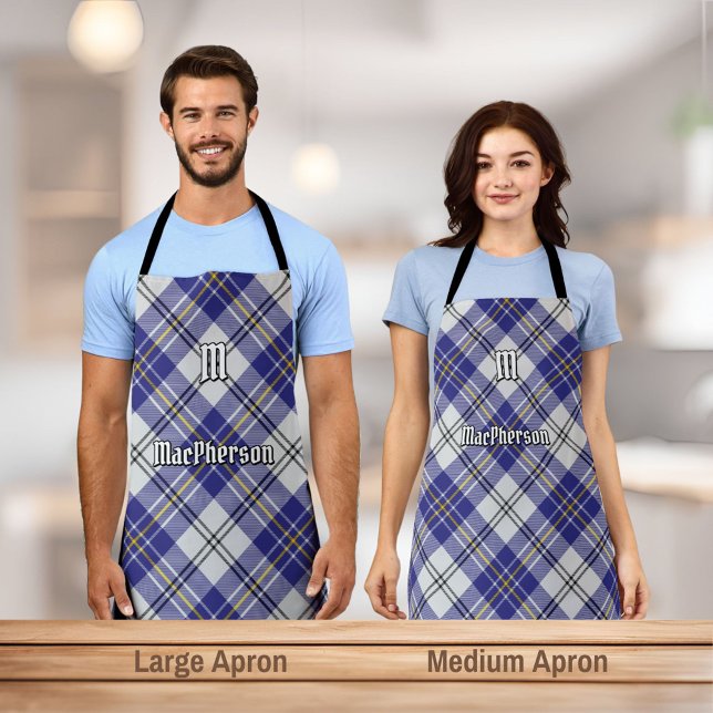 Clan MacPherson Blue Dress Tartan Apron (Creator Uploaded)