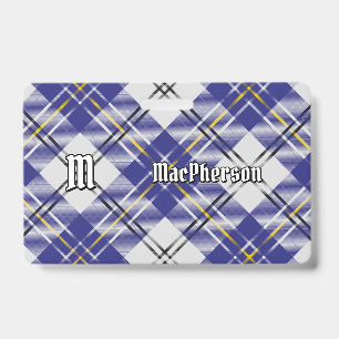 Clan MacPherson Blue Dress Tartan Badge ID Badge