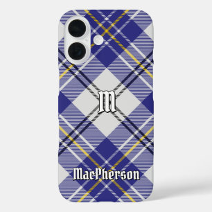 Clan MacPherson Blue Dress Tartan iPhone 16 Case