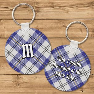 Clan MacPherson Blue Dress Tartan Keychain
