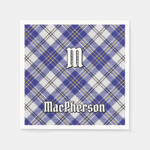 Clan MacPherson Blue Dress Tartan Napkins