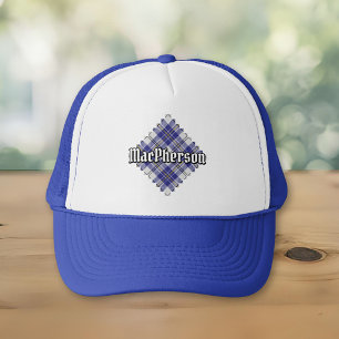 Clan MacPherson Blue Dress Tartan Trucker Hat
