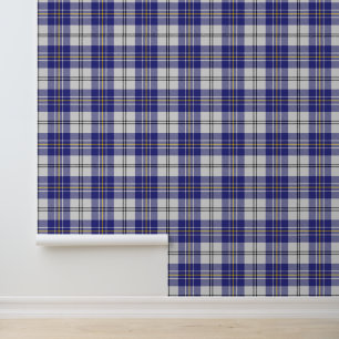 Clan MacPherson Blue Dress Tartan Wallpaper