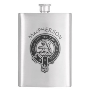 Clan MacPherson Crest Flask