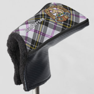 Clan MacPherson Crest over Dress Tartan Golf Head Cover