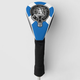 Clan MacPherson Crest & Tartan Golf Head Cover