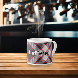 Clan MacPherson Dress Tartan Espresso Cup