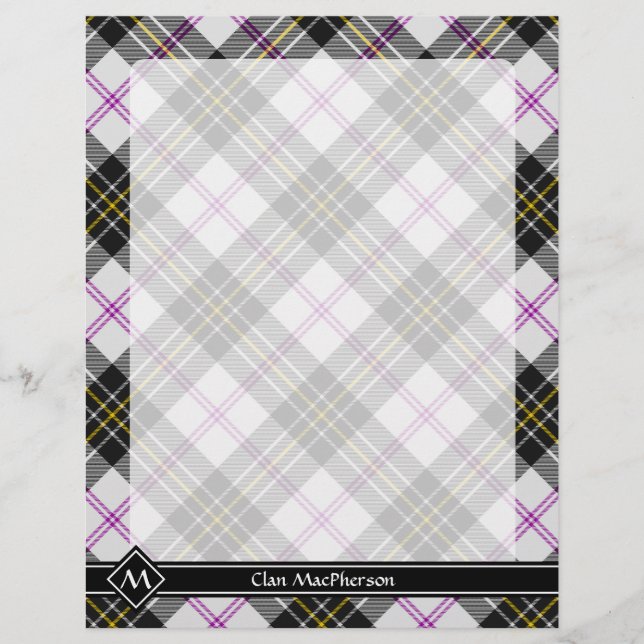 Clan MacPherson Dress Tartan Flyer (Front)