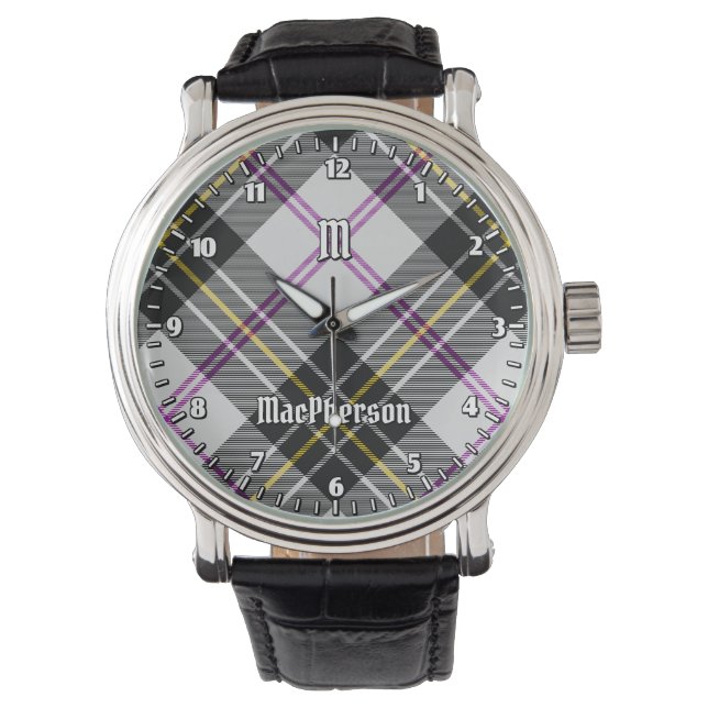 Clan MacPherson Dress Tartan Watch (Front)