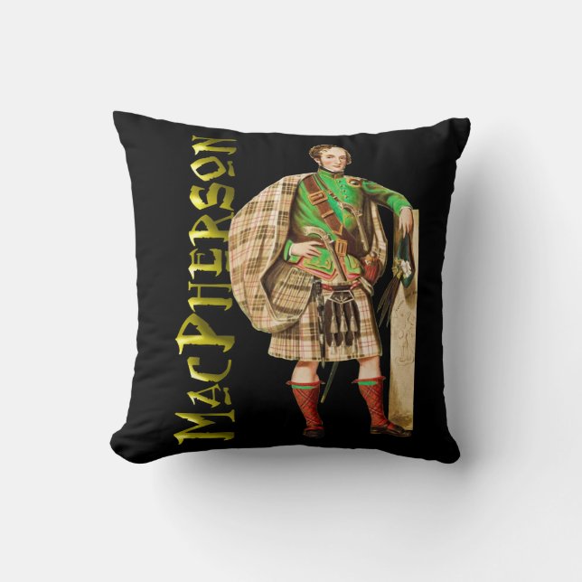 Clan MacPherson Highland Dream Cushion (Front)