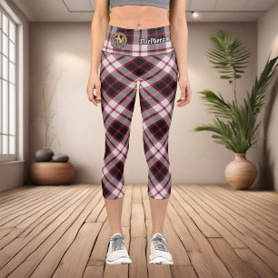 Clan MacPherson Hunting Tartan Capri Leggings